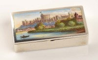 Lot 644 - A Victorian silver and enamelled case, by...