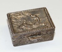 Lot 665 - An imported snuff box, possibly French,...