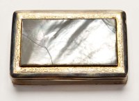 Lot 678 - A 19th Century rectangular box, the hinged...