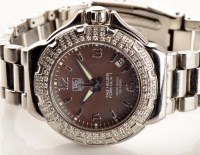 Lot 726 - Tag Heuer: a stainless steel gentleman's...