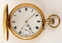 Lot 732 - An Edwardian 18ct. gold gentleman's half...