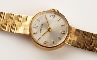 Lot 747 - Garrard: a 1970's lady's bracelet wristwatch,...