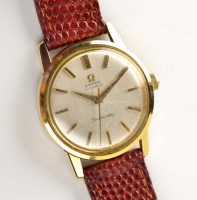 Lot 750 - Omega Seamaster: a gentleman's gilt metal and...