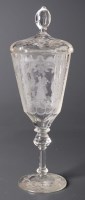 Lot 1081 - A Facon de Venise covered goblet, circa 1930,...