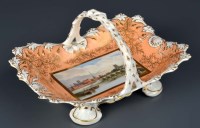 Lot 1108 - Chamberlains Worcester: a basket with...