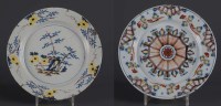 Lot 1142 - A London (Lambeth) delft plate; of 'Ann Gomm'...