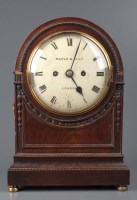 Lot 1181 - An early 20th Century mahogany cased mantel...