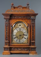 Lot 1183 - A late 19th Century German bracket clock,...