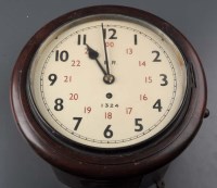 Lot 1184 - British Railways: a circular wall clock, the...