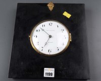 Lot 1199 - A 19th Century timepiece, with white arabic...