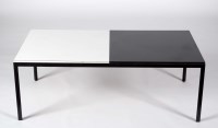 Lot 1209 - Florence Knoll (1917-): a black and white...