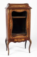 Lot 1238 - An Edwardian French style inlaid mahogany...