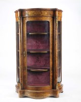 Lot 1254 - A Victorian walnut pedestal cabinet, the...