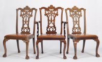 Lot 1261 - A set of late 18th Century style six single...