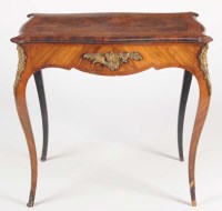 Lot 1271 - A 19th Century French rectangular burr walnut,...