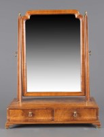 Lot 1272 - A Georgian style mahogany swing frame toilet...