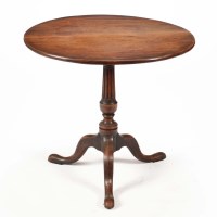 Lot 1306 - A George III circular mahogany tip-up-top...