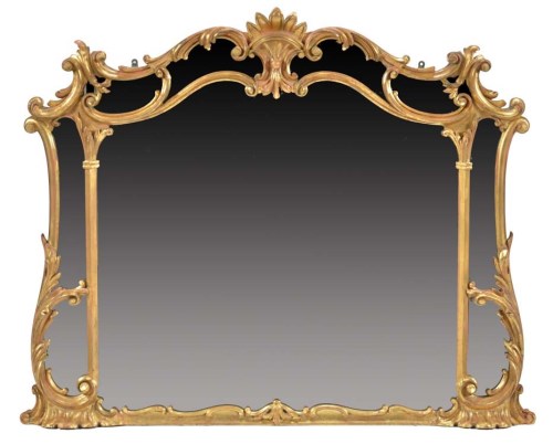 Lot 1325 - A 19th Century gilt frame rococo design...