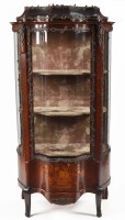 Lot 1331 - A 19th Century French kingwood vitrine with...