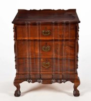 Lot 1355 - A South African stinkwood narrow chest of...