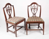 Lot 1363 - A set of four late Georgian mahogany...