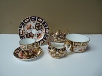 Lot 115 - Royal Crown Derby: an old Imari pattern tea...