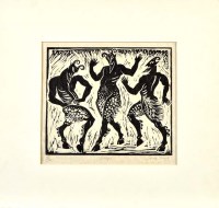 Lot 254 - Sarah Young (Contemporary) ''SATYRS'' signed...