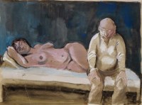 Lot 356 - Hans Escher (German b1918-) FEMALE NUDE...