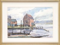 Lot 374 - **** McDonald (20th Century) A FISHING HARBOUR...