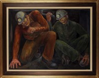 Lot 420 - Derek Slater (20th/21st Century) TWO MINERS...