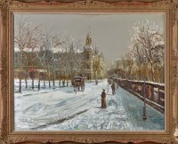 Lot 426 - John Bampfield (b1947-) ''PARISIAN WINTER...