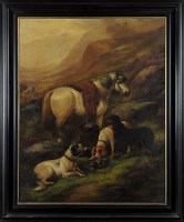 Lot 461 - John W*** Morris (1865-1924) A PONY AND THREE...