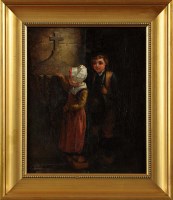 Lot 480 - Emma Brownlow (1832-1905) A DUTCH BOY AND GIRL...