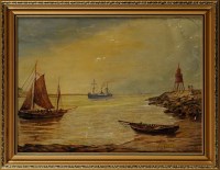 Lot 502 - Bernard Benedict Hemy (1845-1913) SHIPPING ON...