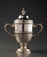 Lot 559 - A George V two-handled presentation cup and...