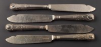 Lot 654 - A set of twelve Victorian fish knives, by The...