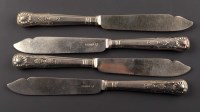 Lot 656 - Eleven Victorian fish knives, by The...