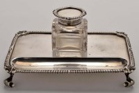 Lot 669 - A George V pen and ink stand, by D. & J....