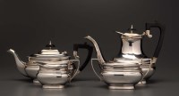 Lot 683 - An Elizabeth II four piece tea service, by C J...