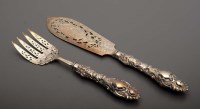 Lot 721 - A pair of Victorian fish servers, by Martin...