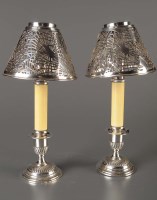 Lot 729 - Tiffany Studios, New York: a matched pair of...