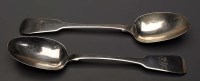 Lot 744 - A pair of George IV table spoons, by Charles...