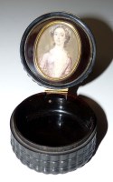 Lot 790 - An 18th Century moulded tortoiseshell box,...