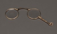 Lot 793 - A pair of mid-20th Century folding lunettes,...