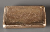 Lot 803 - A 19th Century Dutch snuff box, 833 standard,...