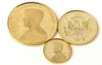 Lot 819 - A set of five 1965 Congo gold coins, to...