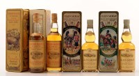 Lot 1086 - Two bottles of Glen Moray Highland Regiments...