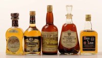 Lot 1090 - Five bottles of single malt whisky, to include:...