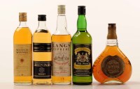 Lot 1093 - Five bottles of blended Scotch Whisky, to...