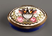 Lot 1111 - A 19th Century Staffordshire patch box, the...